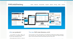Desktop Screenshot of phplinksdirectory.com