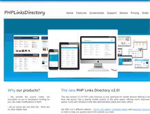 Tablet Screenshot of phplinksdirectory.com
